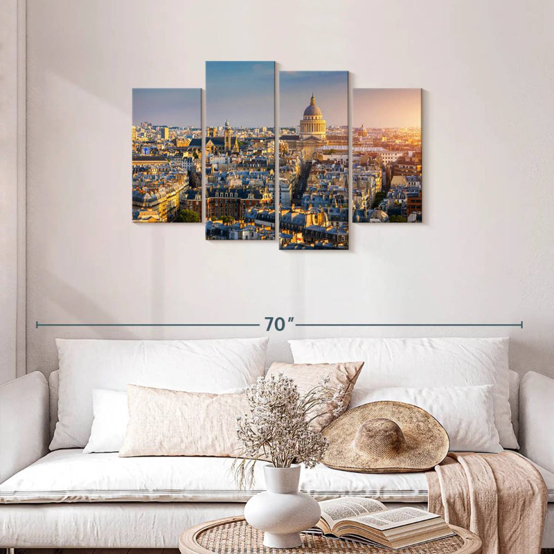 Marchelle, coucher de soleil à Paris