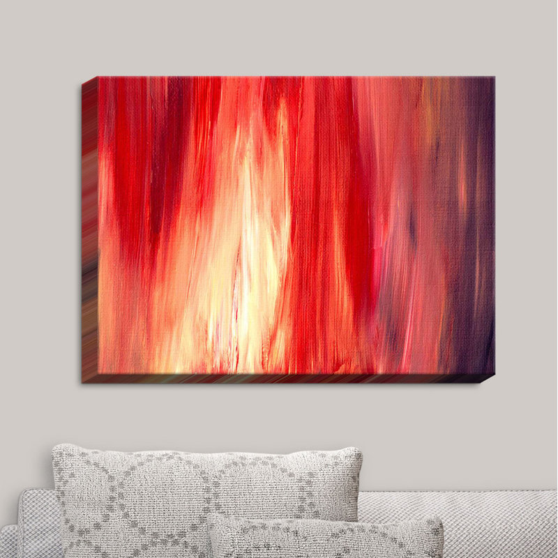 «Irradiée», reproduction d'art, H 20 po x l 16 po x P 1,5 po, Toile tendue