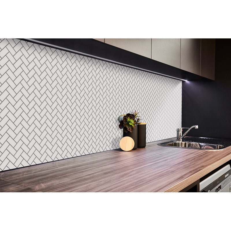 Sticker Self Adhesive Vinyl Splashback Wall Stickers 39,37x19,68 Inch Wall Tiles Tile Peel and Stick