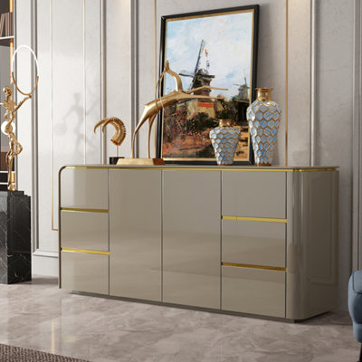 Commode de luxe simple à lumière simple