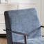 Fauteuil d'appoint rembourré avec structure en métal-1341501087