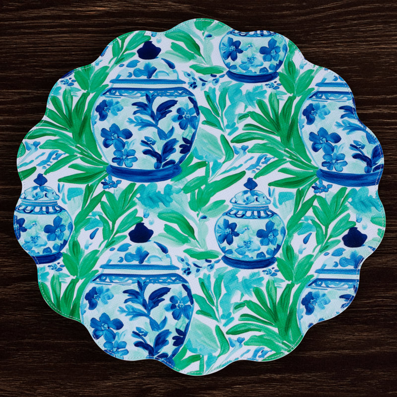 Vida Vinyl Round Placemats