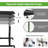 Caisyn Adjustable Metal Base Standing Desk-1758044592