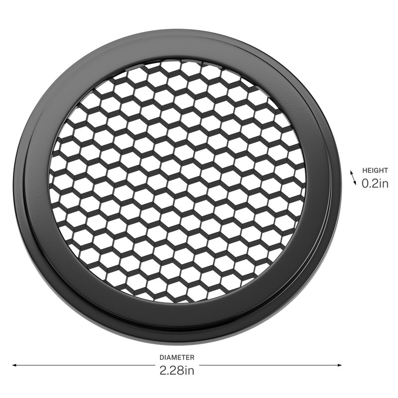 Persienne hexagonale accessoire Integra en noir