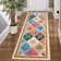 Floral Machine Washable Rug Stain-Resistant Farmhouse Accent Carpet with Non-Slip Backing Soft Low Pile Indoor Mat for Living Room Bedroom Dining Room