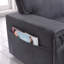 Canapé modulaire 86,6 po Canapé-lit modulaire en U Canapé-lit Canapé-lit en L avec repose-pieds mobile et deux ports USB pour le salon (ancien SKU: N719S001680A), beige