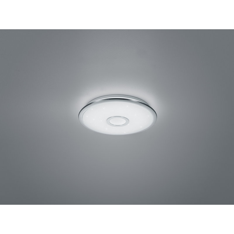 Briitta 1-Light LED Integrated Flush Mount, 7.5cm H x 42cm W x 42cm D