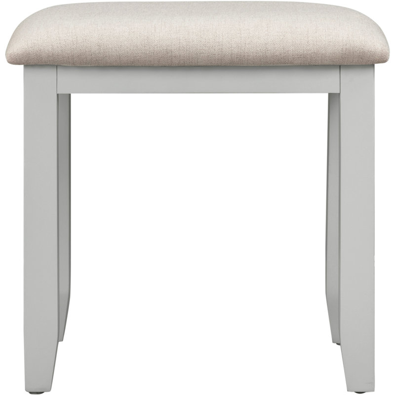 Melchior Dressing Table / Vanity Stool, Ivory