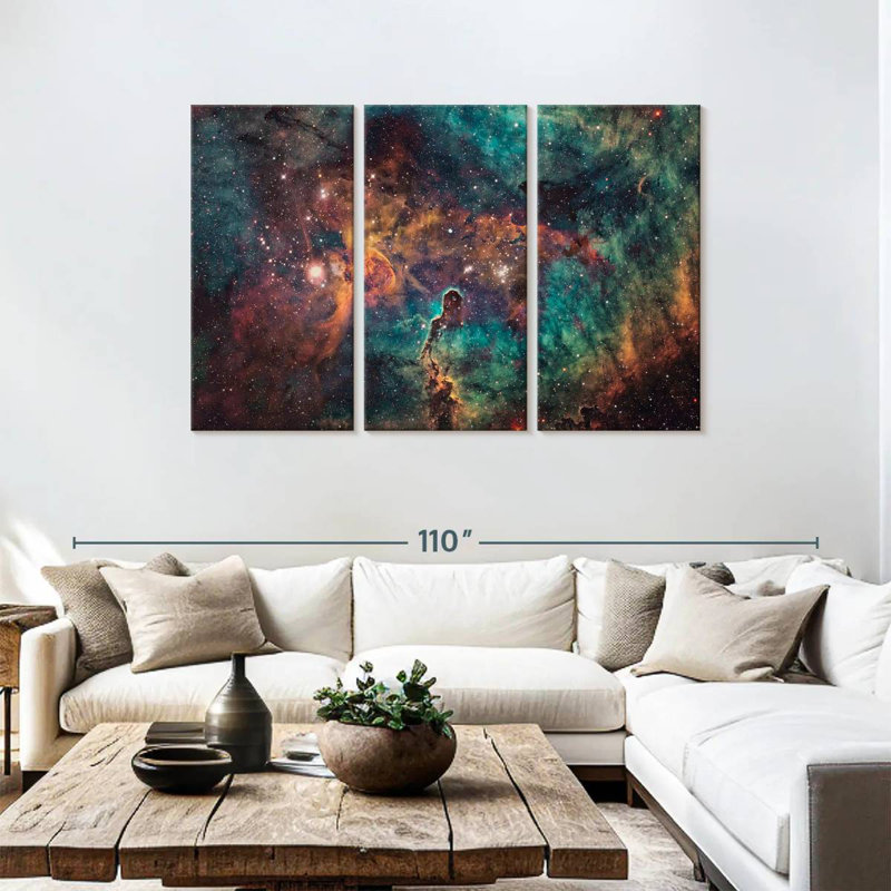 Oberle Deep Space Nebula, 48" H x 74" W