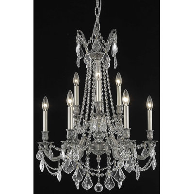 Lustre à 9 lumières de style bougie Efland