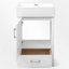 Meuble-lavabo simple 20 po avec comptoir en céramique-1802702308
