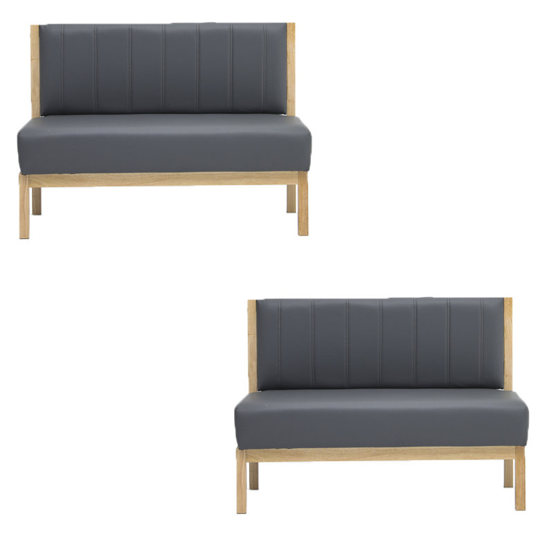 Banc de café simple haut de gamme pour deux