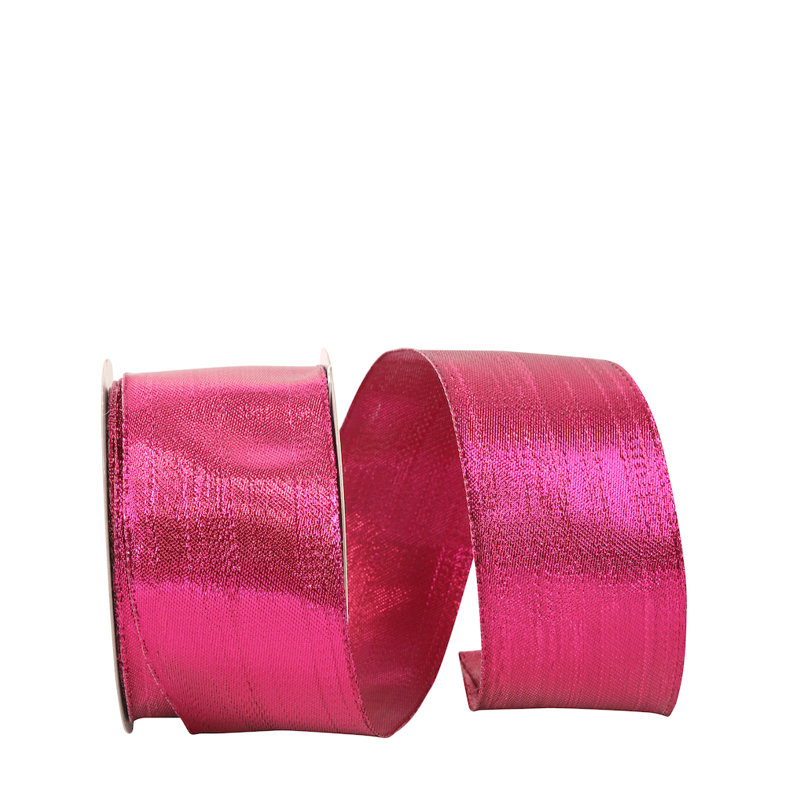 2.5'' Fabric No Theme Ribbon, Fuchsia