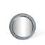 Garden Floral Round Iron Mirror