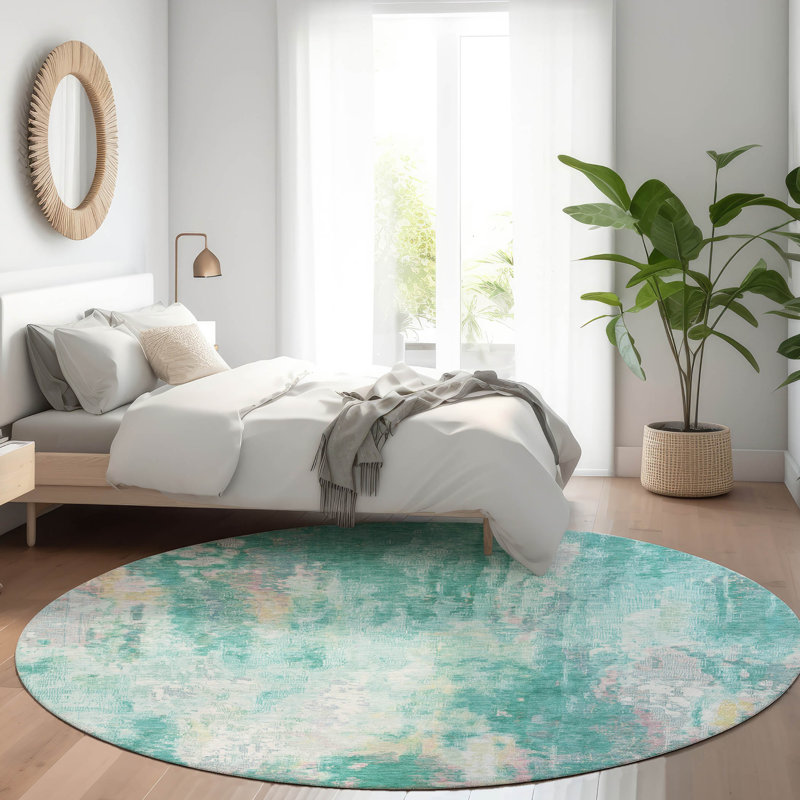 Tapis lavable intérieur / extérieur Verentha, 2 pi 6 po x 3 pi 10 po