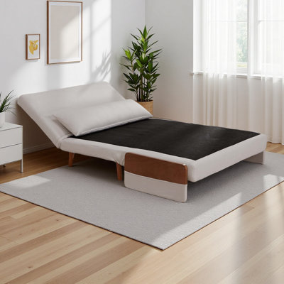 Très grand canapé-lit pliant 3 en 1 - convertible en lit 10 s, dossier réglable à 3 positions, tissu en coton de qualité supérieure