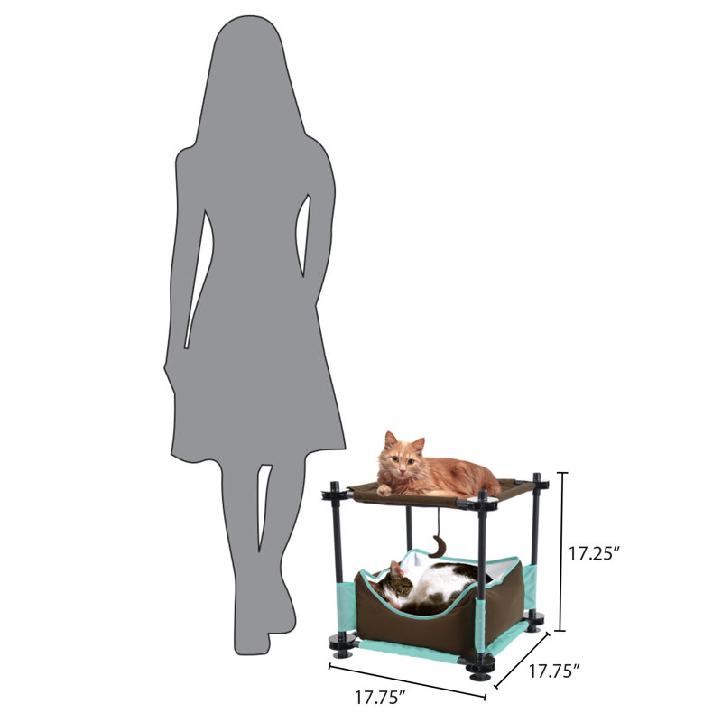 Alahbasri Fleece Elevated Pet Bed