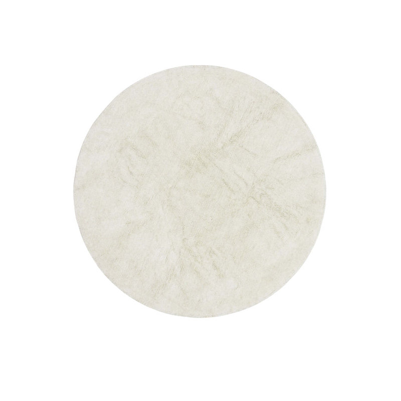 Woolable Rug Rectangle Natural, Round 5'10.87" x 5'10.87"