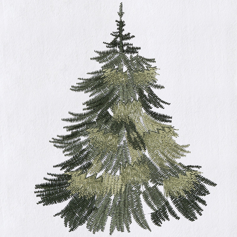 Serviette de Noël Evergreen