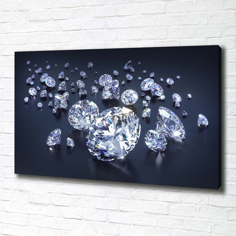 Diamonds - Wrapped Canvas Print