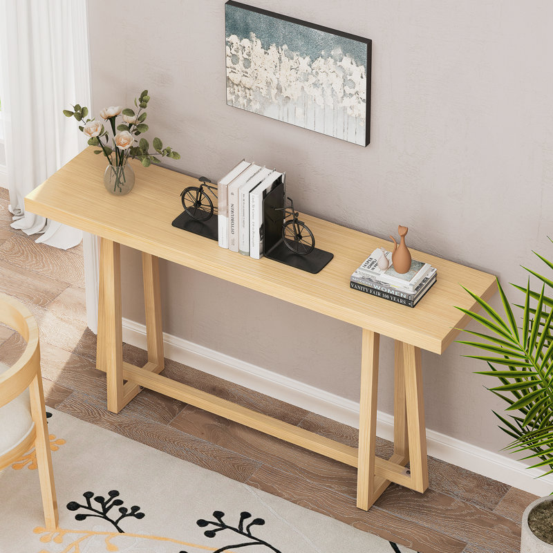 Console élégante pour plusieurs espaces, idéale comme vestibule, canapé ou table de présentation robuste