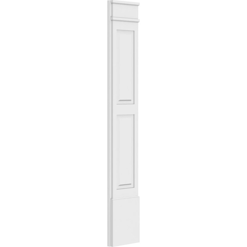 Pilastre en PVC TruCraft, Base et chapiteau décoratifs, 12 po, 96 po