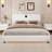 Faux Leather Upholstered Platform Bed with Thickened Headboard, Bluetooth Speakers and RGB LED Light-1609422985-1609422987