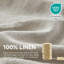 Ensemble de housse de couette 100% lin-1172058525-1082547729