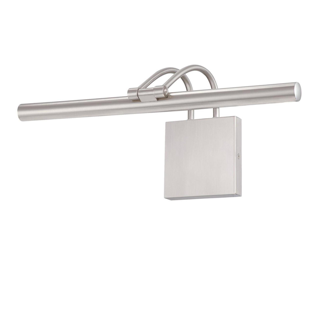 17'' Dimmable LED Wall Mount Picture Light Wrought Studio™ Finish: Brushed Nickel