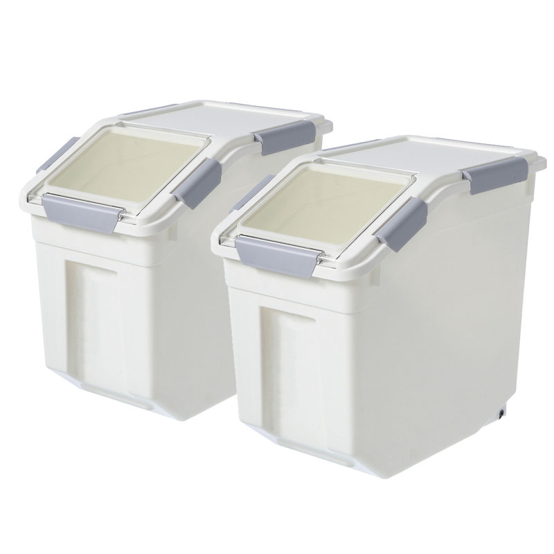 Prep and Savour 845 Oz. Bulk Food Storage Container, 2, 338 oz.
