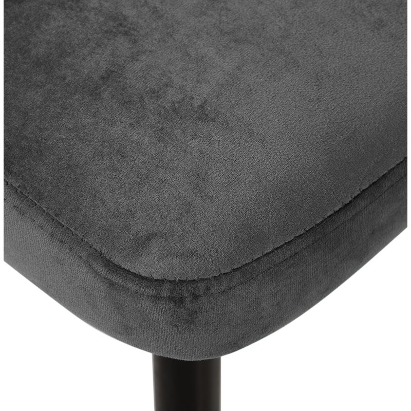 Swivel Upholstered 26"/29" Counter & Bar Stool With Solid Metal Frame and Velvet Back, Counter Stool (25.6" Seat Height)