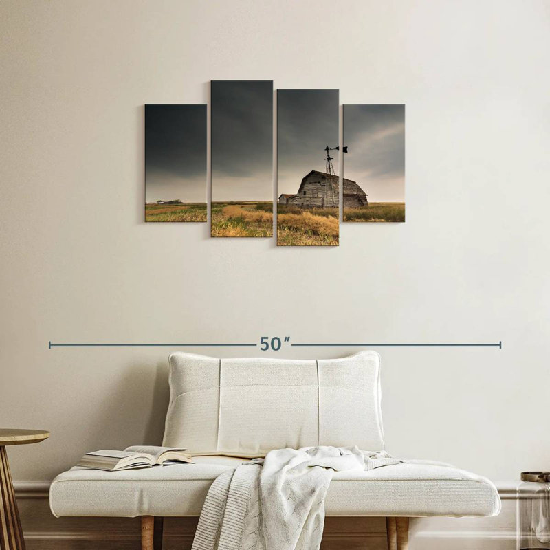 Alvord Saskatchewan Vintage Barn, 22" H x 36" W
