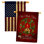 Drapeau de maison à 2 côtés en polyester / mélange de polyester 40 x 28 po