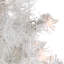 Arbre de Noël artificiel mince de 2 pi avec lumières claires