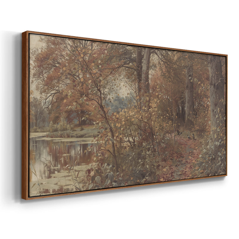 Série paysage - DCCLxxix - Toile tendue avec châssis encadré - Prêt à être accroché, Blanc