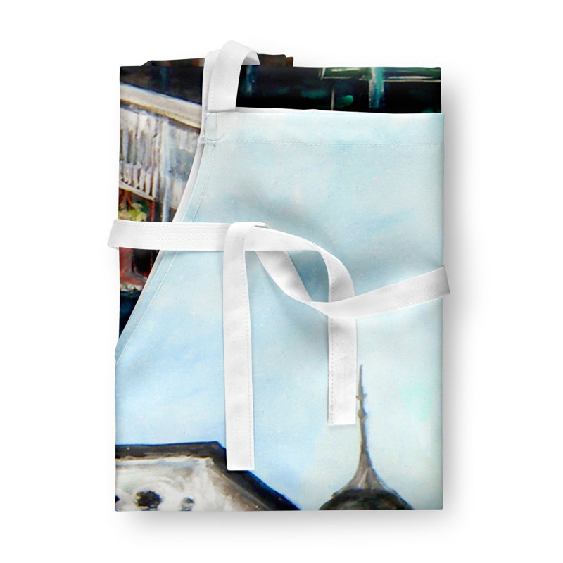 No Pattern Bib Apron
