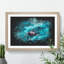 Manta Ray - Picture Frame Graphic Art-62802403-62802406