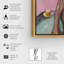«Pink Bath Lounge», peinture sur toile à cadre flottant-58875148-58875153