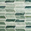 Maya Chevron Sage Polished Glass Mosaic