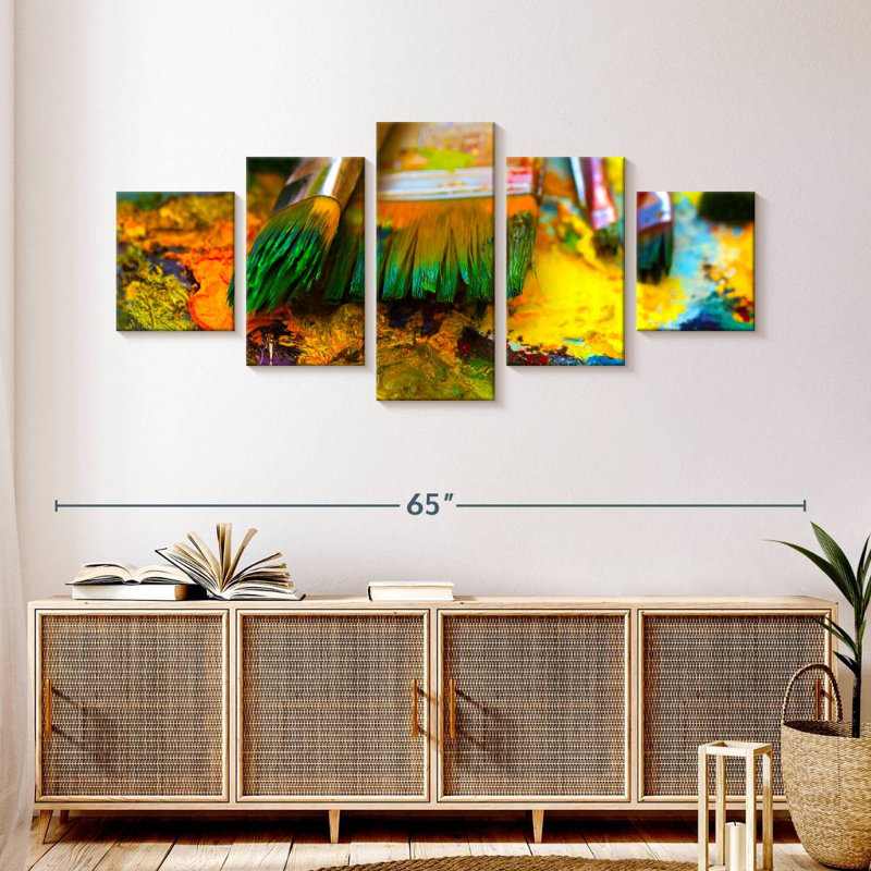 Pinceaux pour la peinture, H 24 po x l 55 po