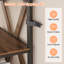 89cm H x 80cm W Metal Bookcase