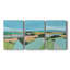Bright Coloured Countryside I - Toile tendue avec châssis sur mesure - 3 pièces-1675629784