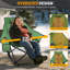 Chaise berçante surdimensionnée chauffée avec banc d'alimentation, chaise de camping pliable à température réglable-1782333226