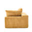 Fauteuil en chenille 2 exquis - doux au toucher, rembourrage en mousse, sans assemblage de tissu et d'usure-600781418