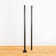 9.5ft Heavy-Duty String Light Pole Stand with Mounting Plate for Patio or Deck