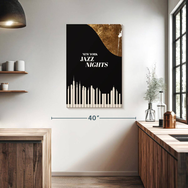 Abarca Jazz Nights, H 39 po x l 26 po