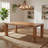 Haleh Solid Wood Dining Table-362690863