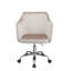 Chaise de travail en velours Evelin-1709050546