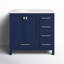 Meuble-lavabo simple 36 po avec plateau en marbre Hines-1244386777