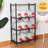 Aleander 27.95'' W Steel Shelving Unit with Wheels-791673437